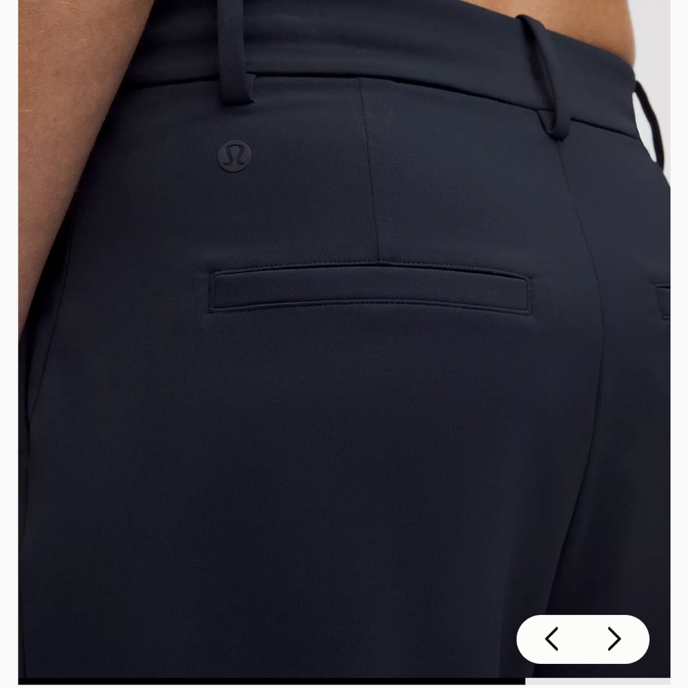 Lululemon XS Short Luxtreme Deep Blue Wide-Leg Trousers - Picture 15 of 16